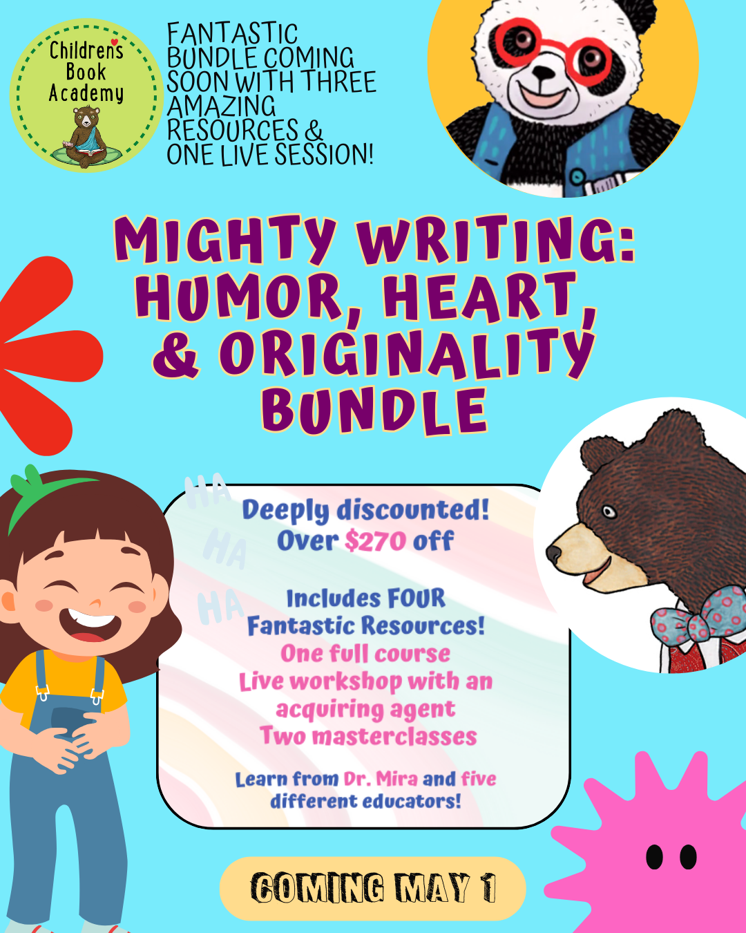 Mighty Writing: Humor, Heart, & Originality Bundle (Includes FOUR Fantastic Resources!)