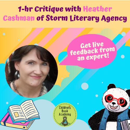 1-hr Critique with Heather Cashman of Storm Literary Agency
