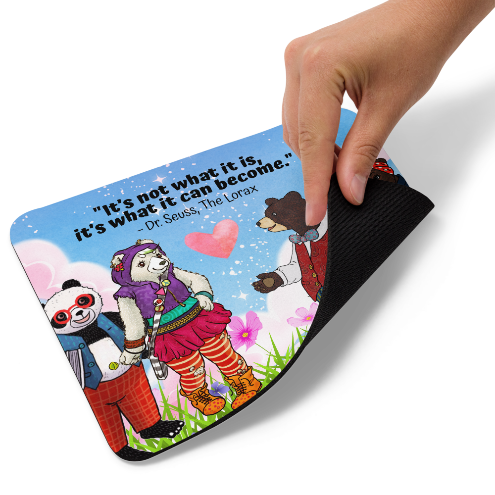 Mouse Pad with The Lorax Quote