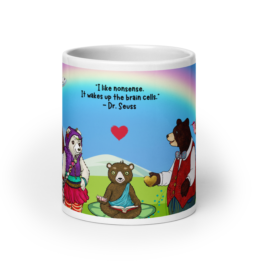 Nonsense White Glossy Mug