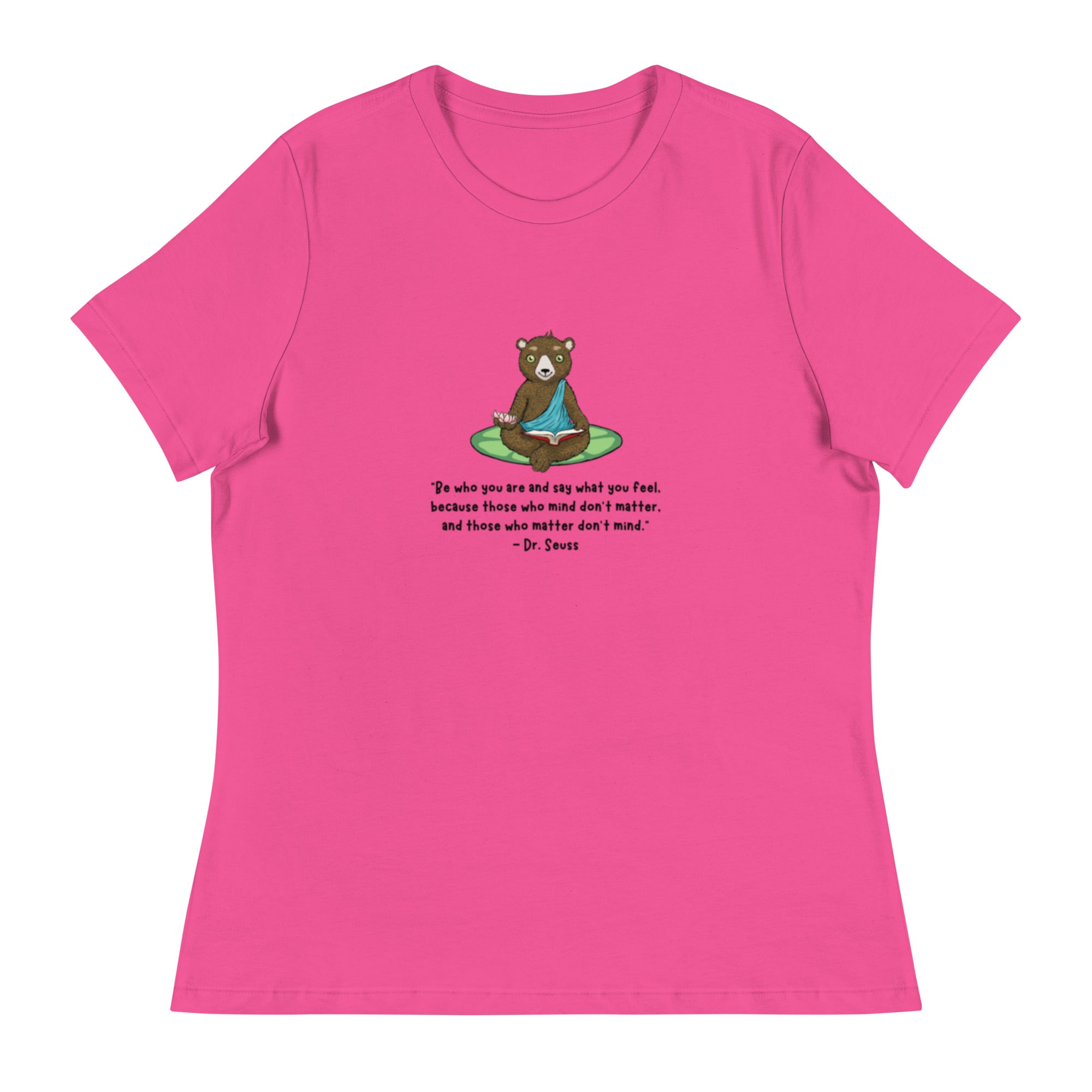 Relaxed T-Shirt with Dr. Seuss Quote